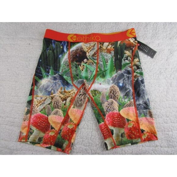 Ethika Underwater Scene Lightning Men's Medium (30-32) Underwear Boxer Briefs - Picture 1 of 3